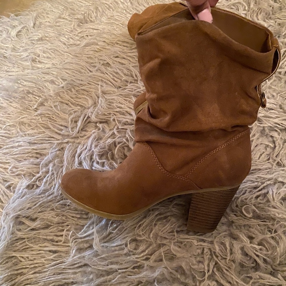 Indigo Size 8 Barely Used Slouch Boot - image 3